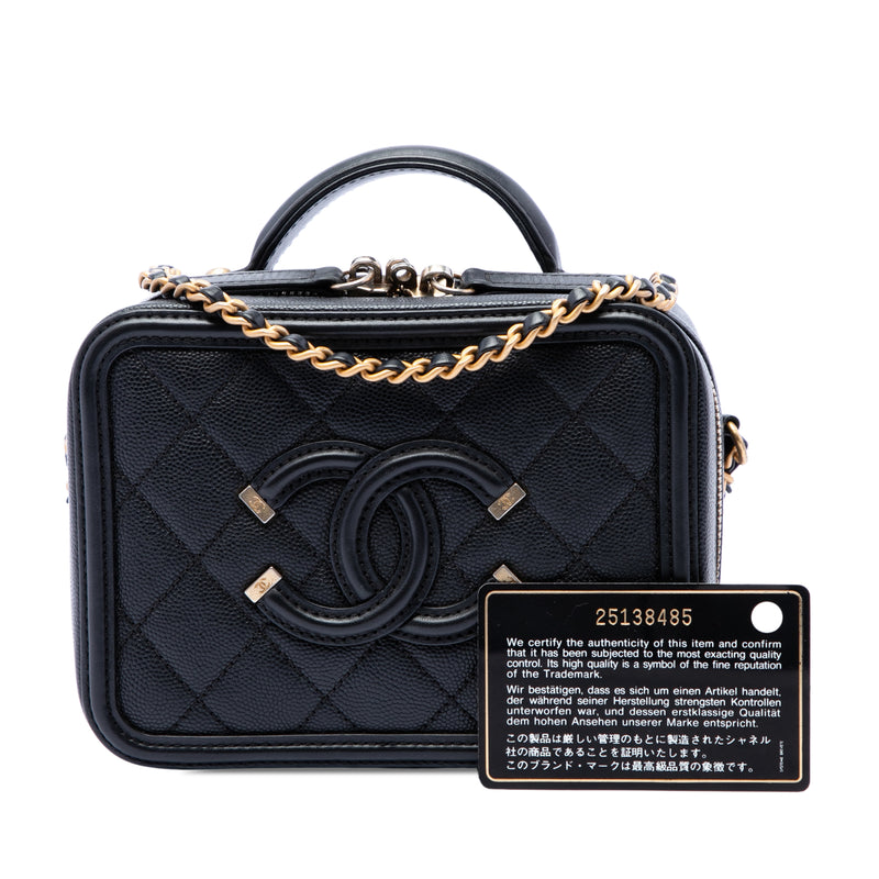 Small Caviar CC Filigree Vanity Case - Image 7
