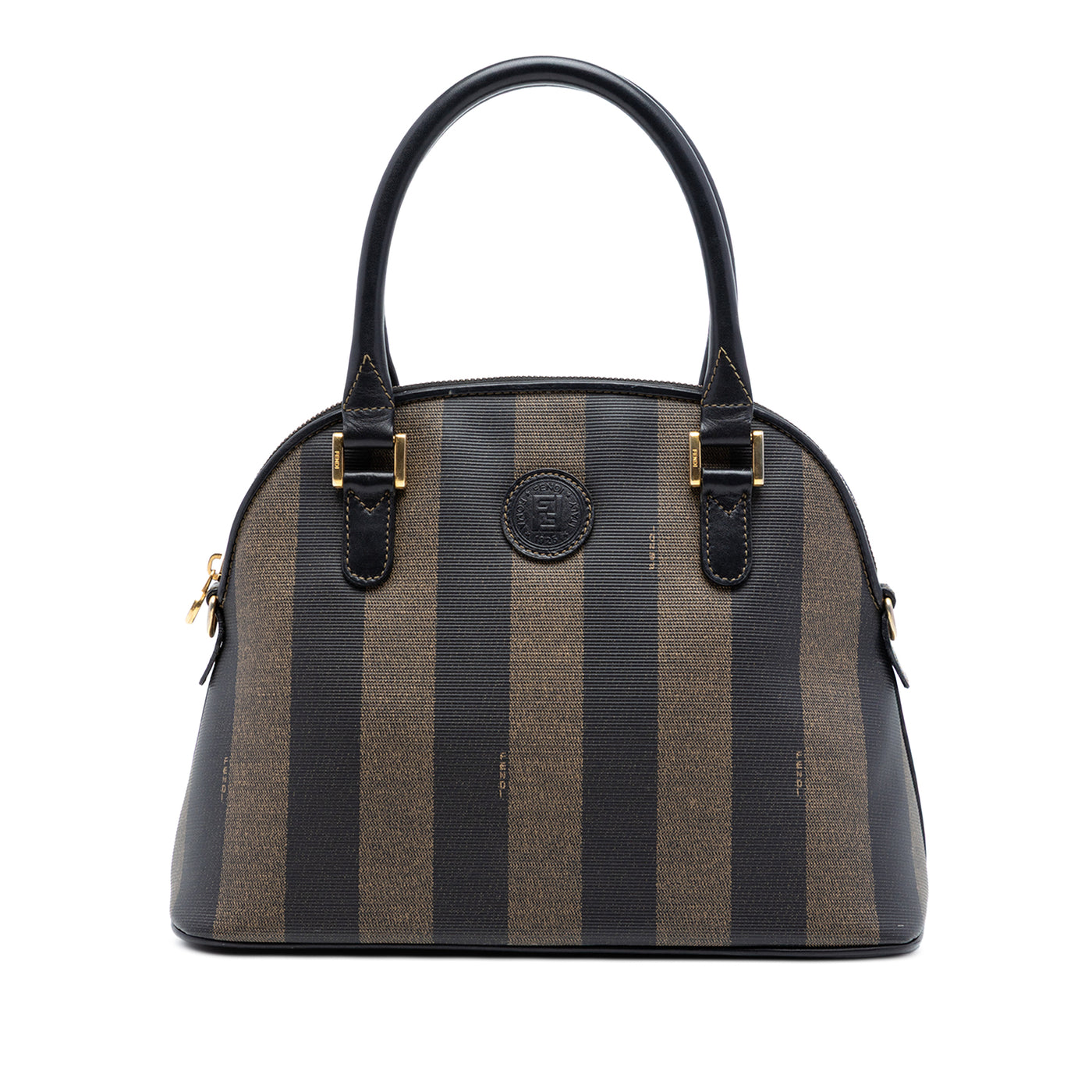 Pequin Coated Canvas Dome Satchel - Image 1