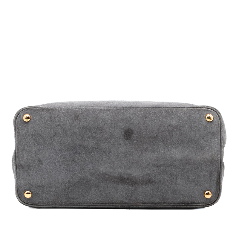 Medium Scamosciato Double Satchel - Image 3