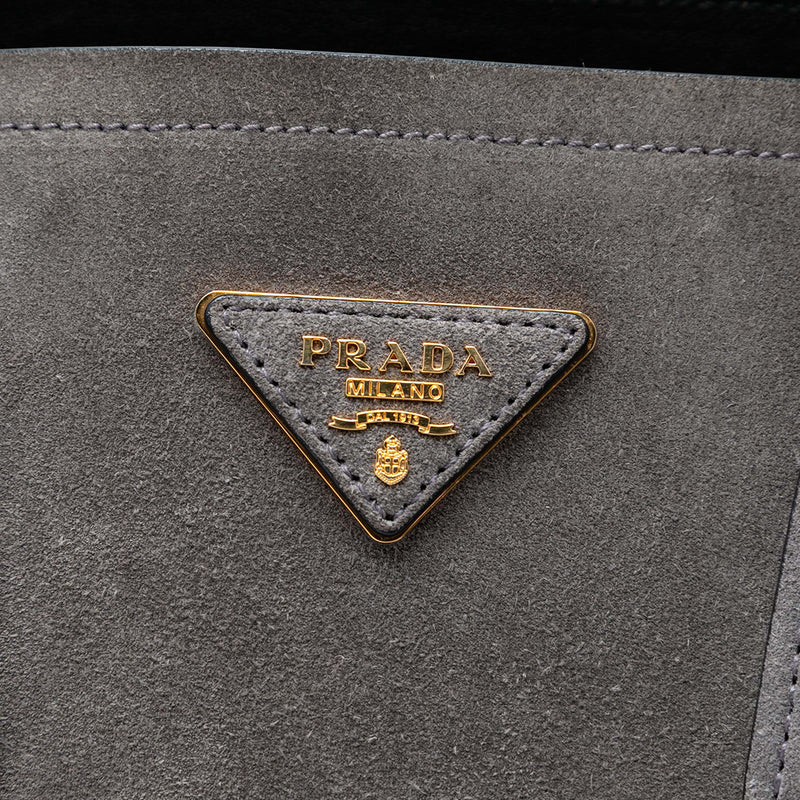 Medium Scamosciato Double Satchel - Image 5