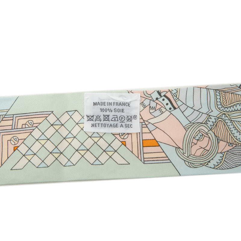 De L Ombrelle Aux Duels Silk Twilly Scarf - Image 4