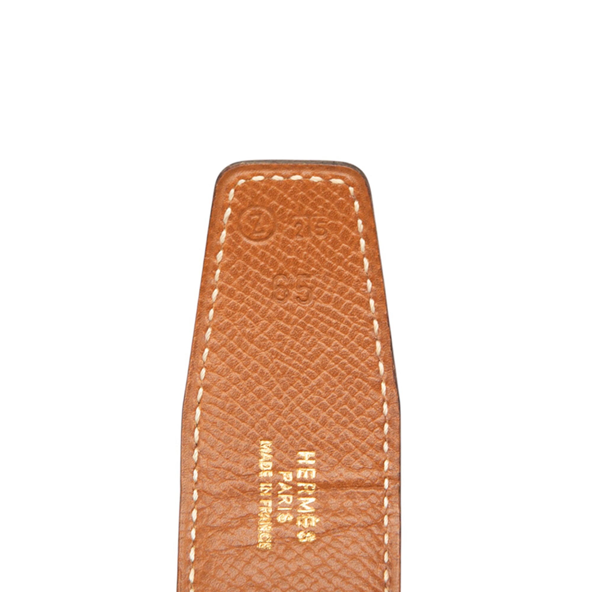 Box Calf Horse Buckle Belt - Image 6