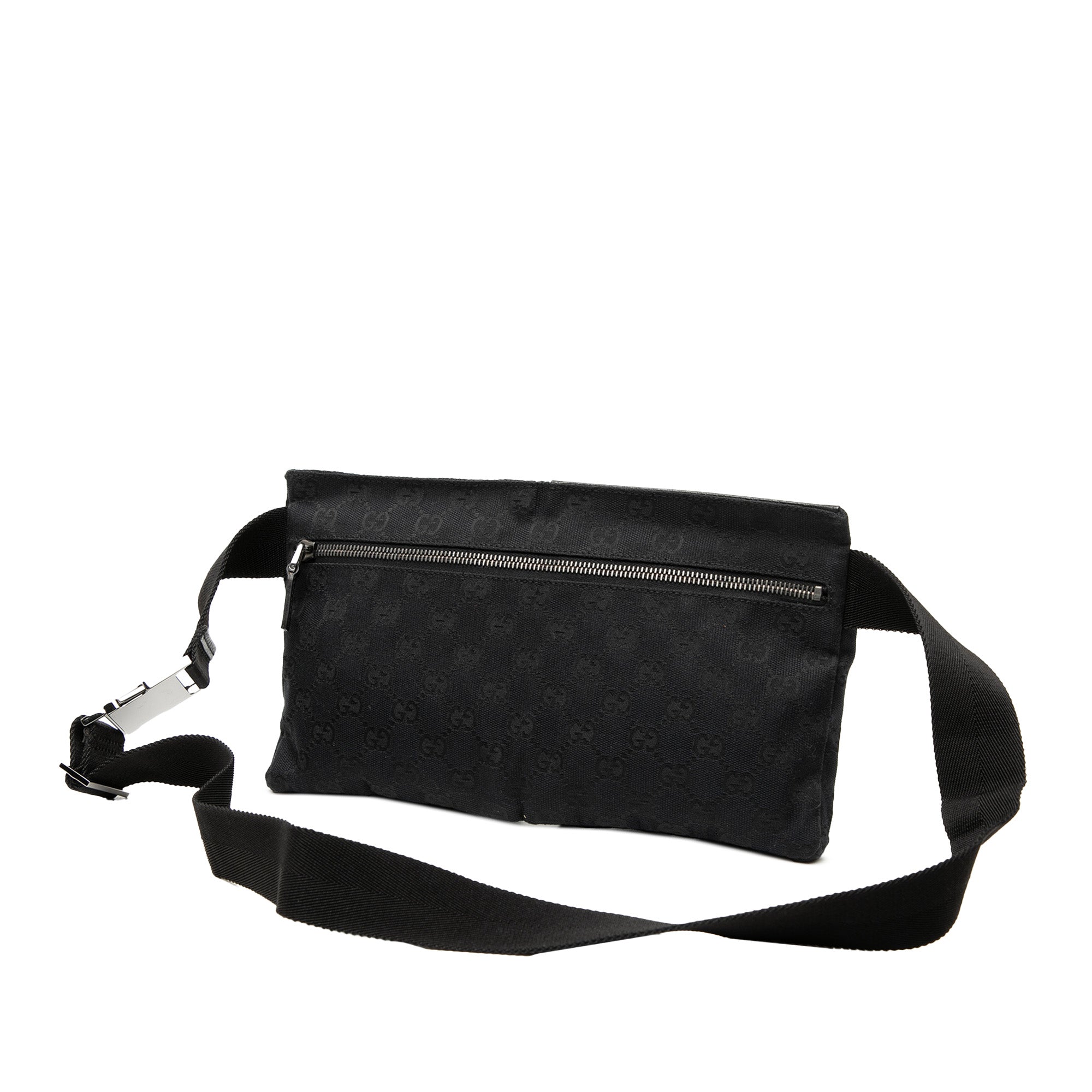 GG Canvas Double Pocket Belt Bag - Image 2