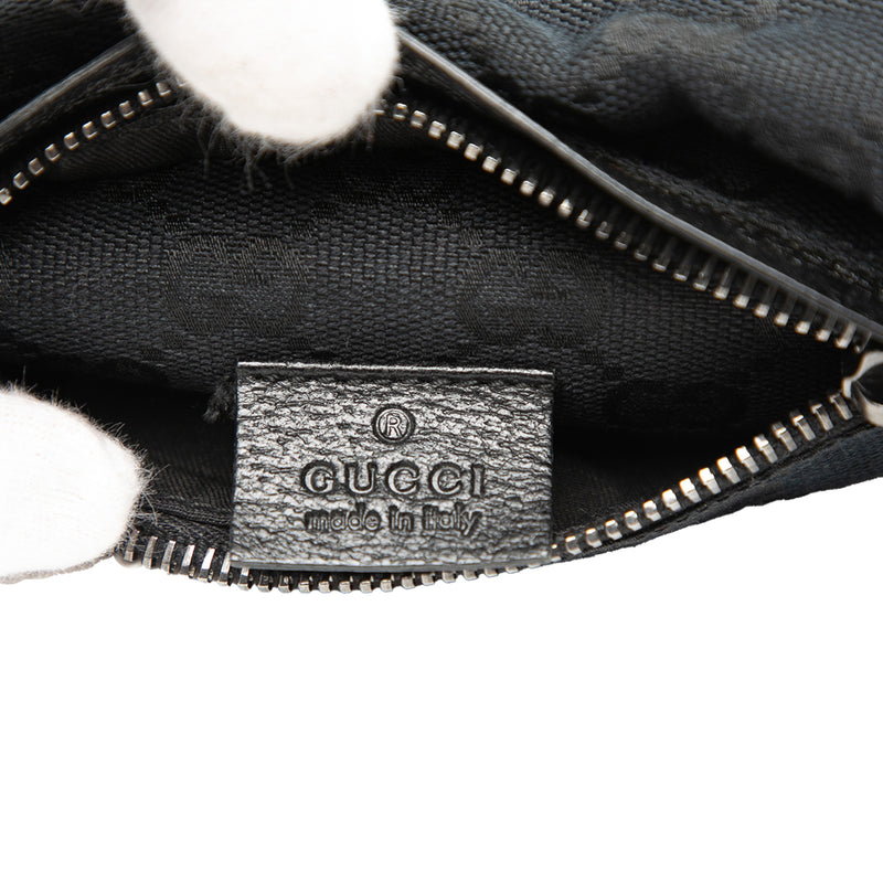GG Canvas Double Pocket Belt Bag - Image 5