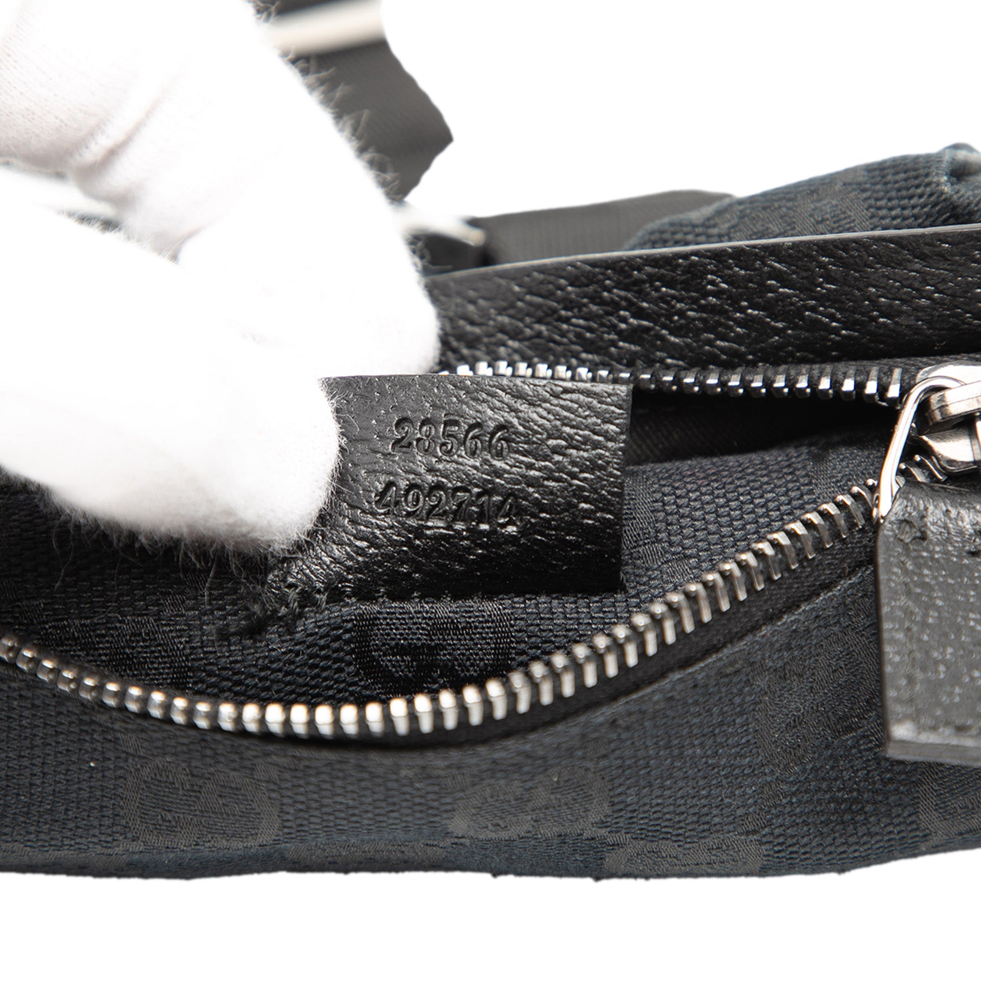 GG Canvas Double Pocket Belt Bag - Image 6