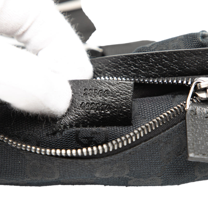 GG Canvas Double Pocket Belt Bag - Image 6