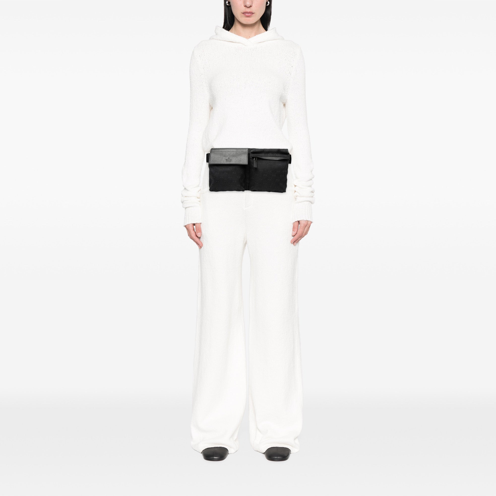 GG Canvas Double Pocket Belt Bag - Image 7
