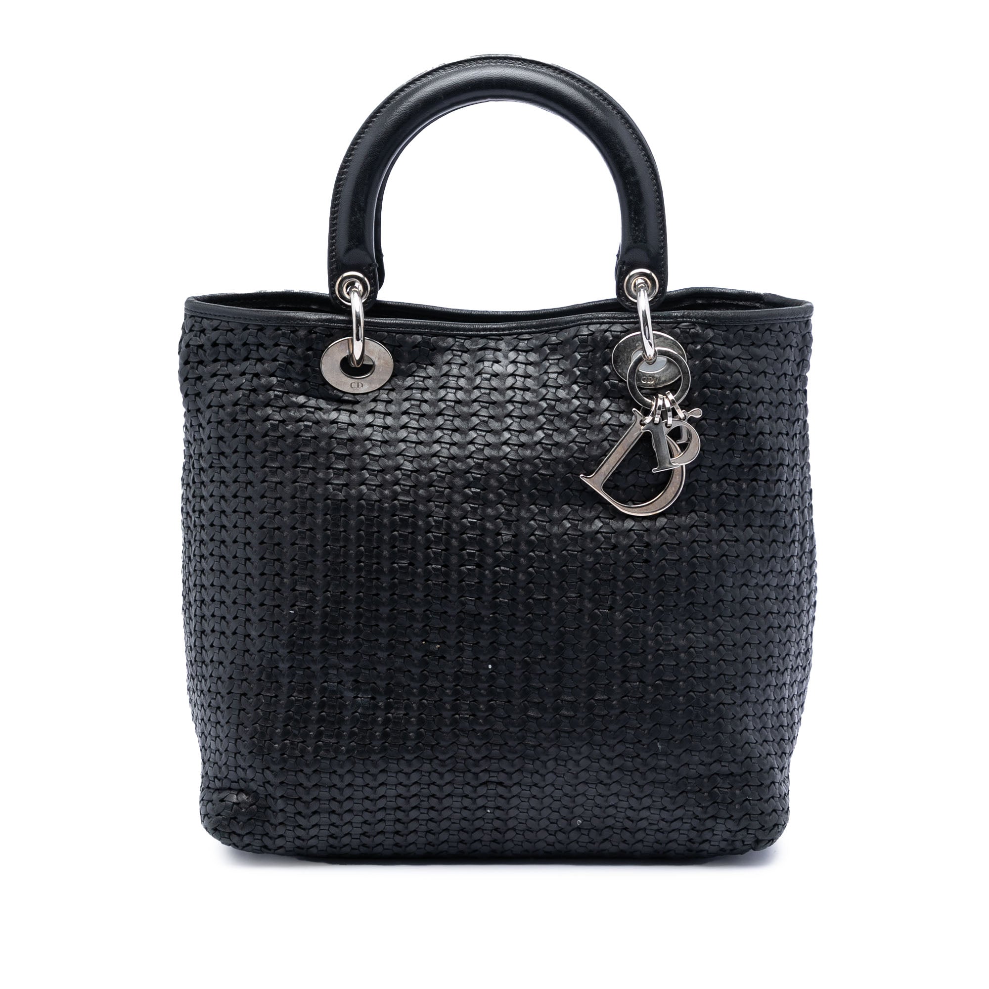 Medium Woven Calfskin Soft Lady Dior - Image 1