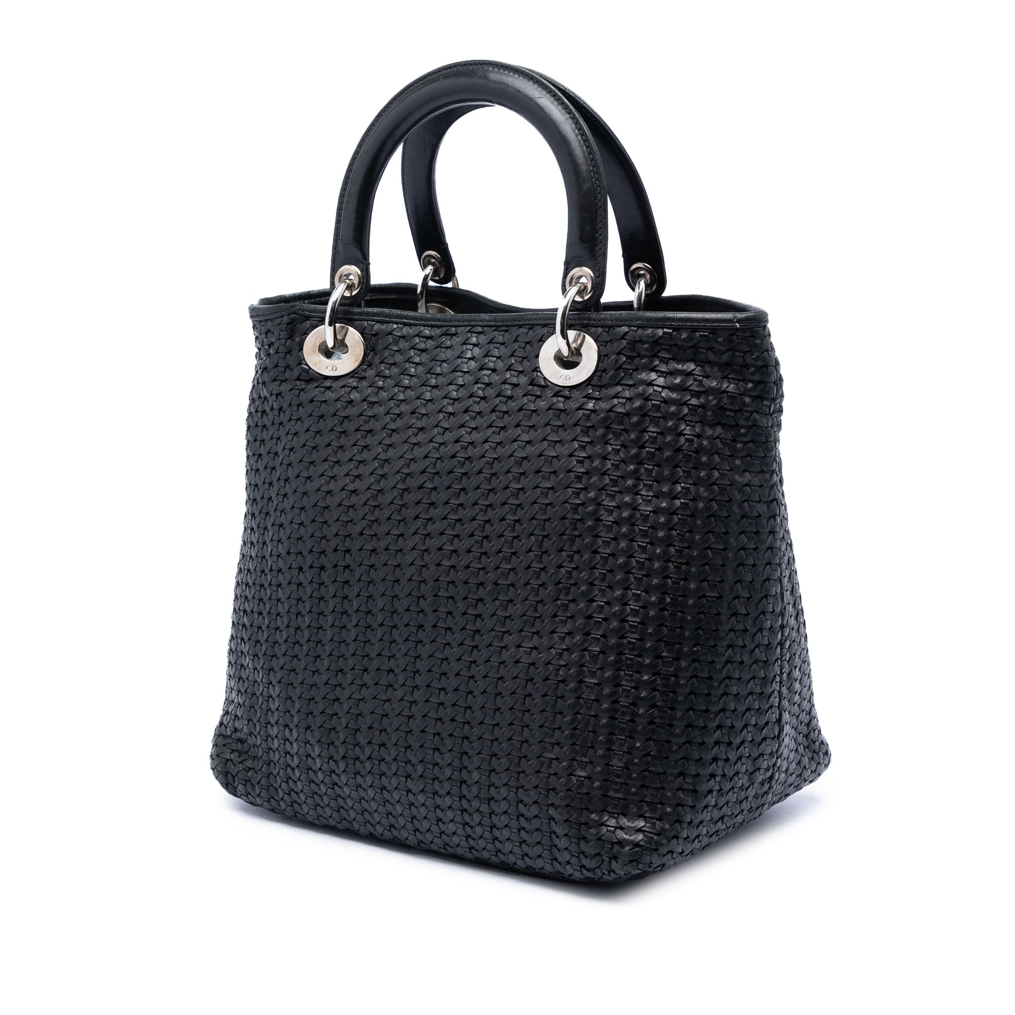 Medium Woven Calfskin Soft Lady Dior - Image 2