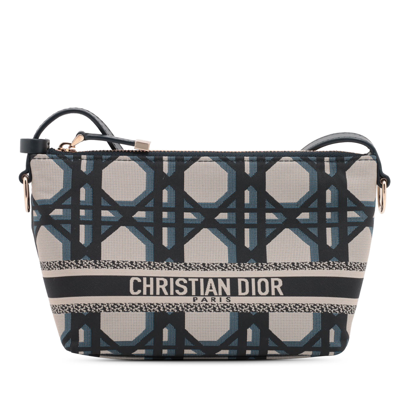 DiorTravel Technical Fabric Macrocannage Nomad Pouch - Image 1