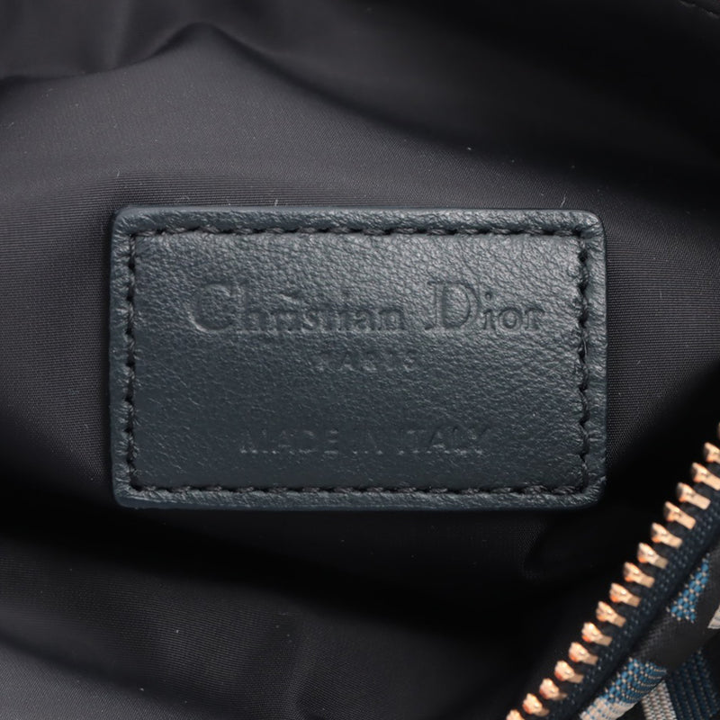 DiorTravel Technical Fabric Macrocannage Nomad Pouch - Image 4