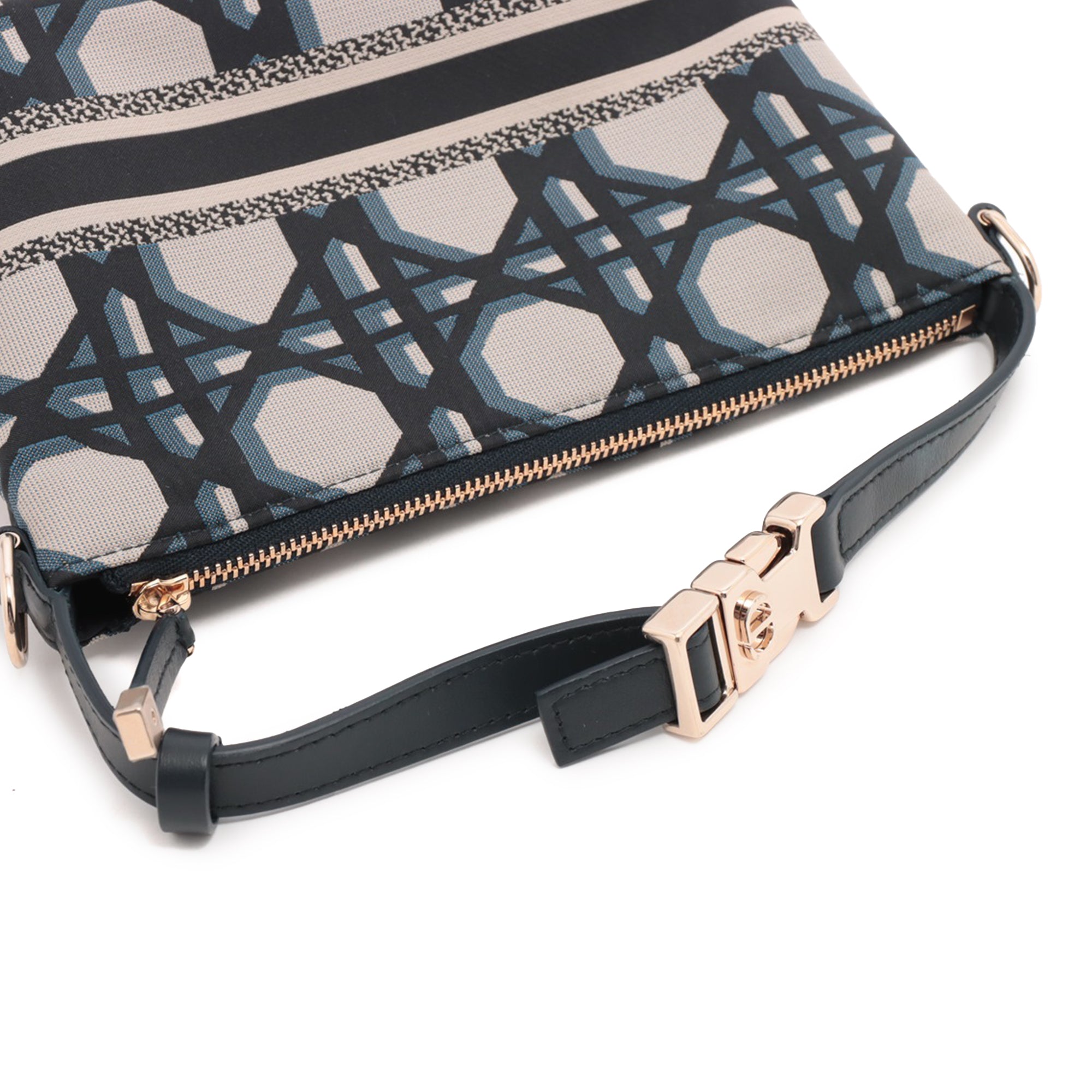 DiorTravel Technical Fabric Macrocannage Nomad Pouch - Image 5