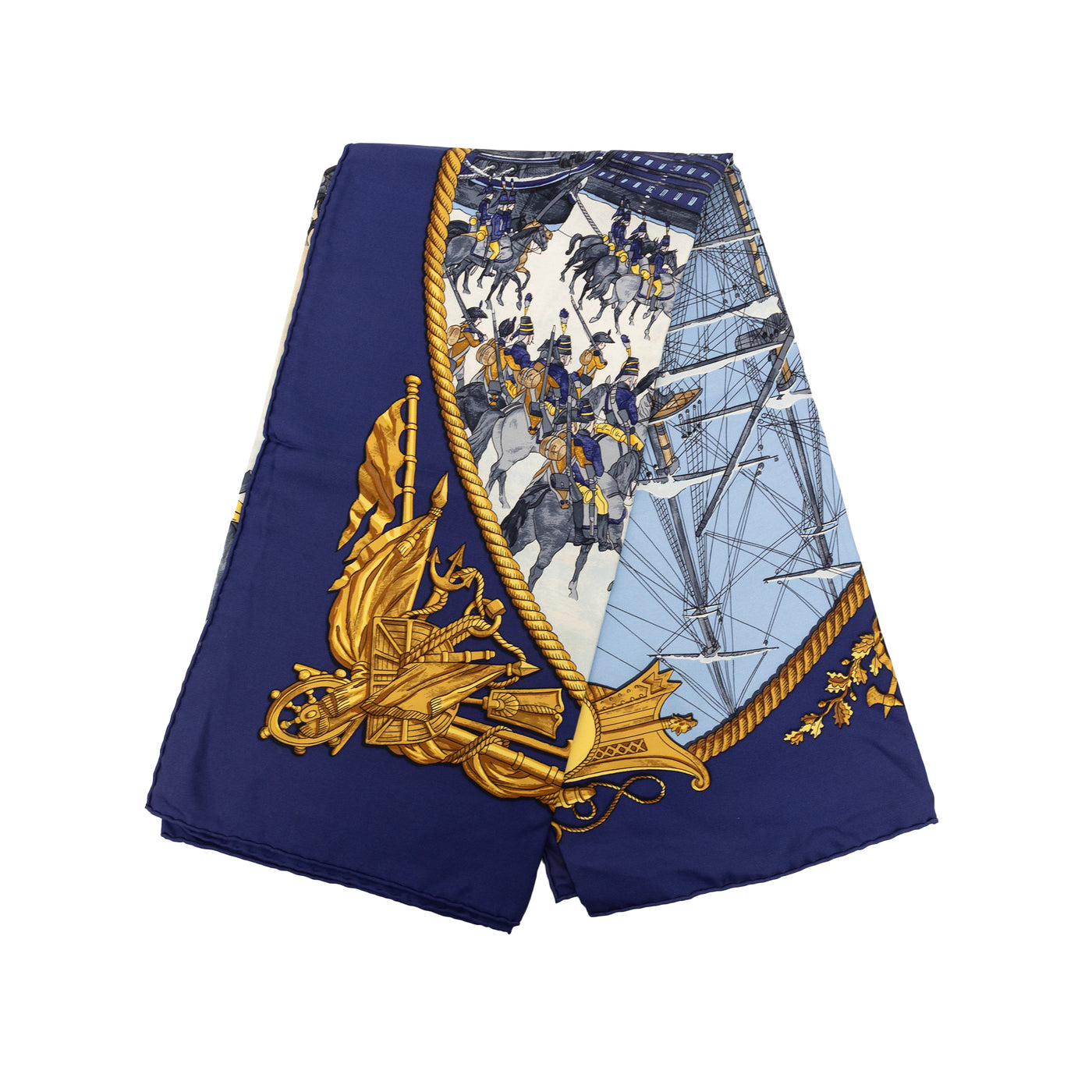 Marine et Cavalerie Silk Scarf 90 - Image 1