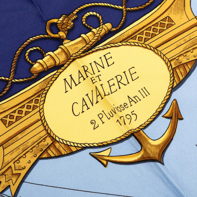 Marine et Cavalerie Silk Scarf 90 - Image 3
