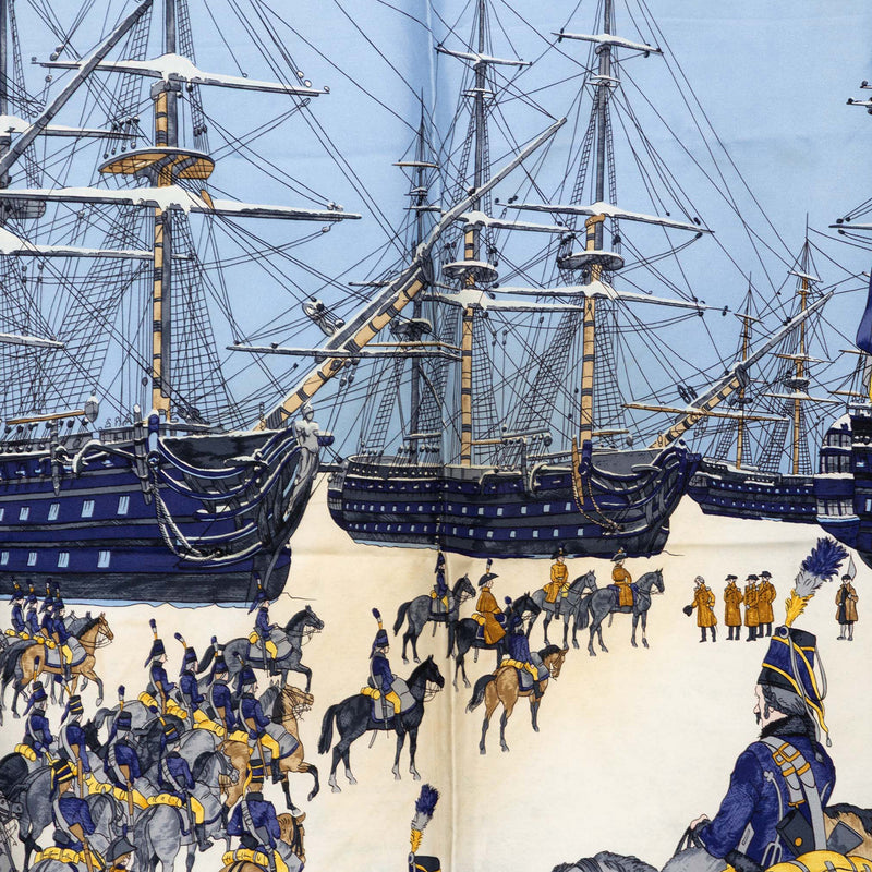 Marine et Cavalerie Silk Scarf 90 - Image 9