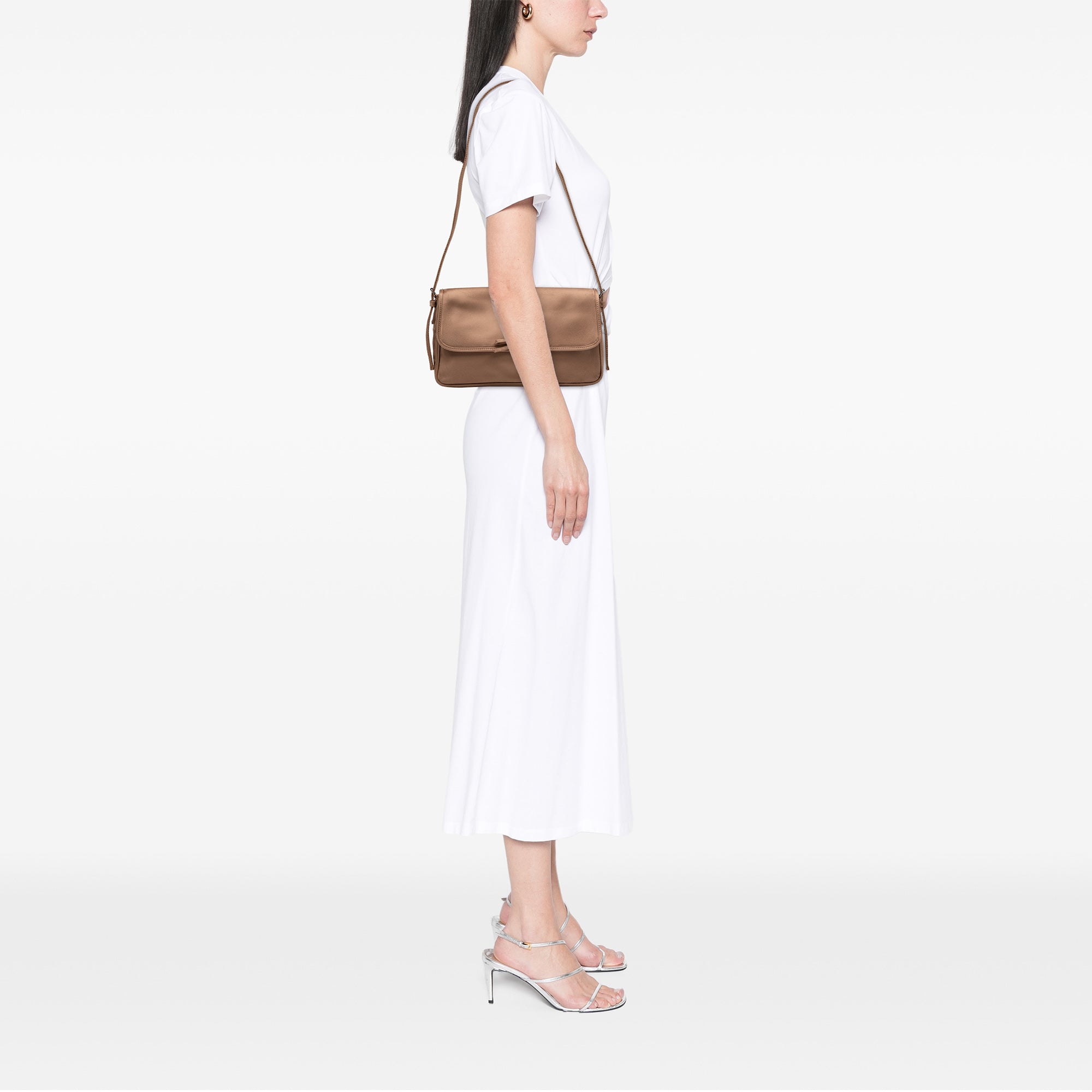 Distressed Satin Leopolda Pochette - Image 11