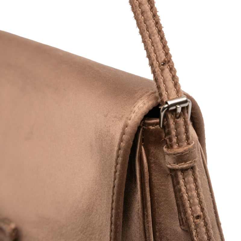 Distressed Satin Leopolda Pochette - Image 9