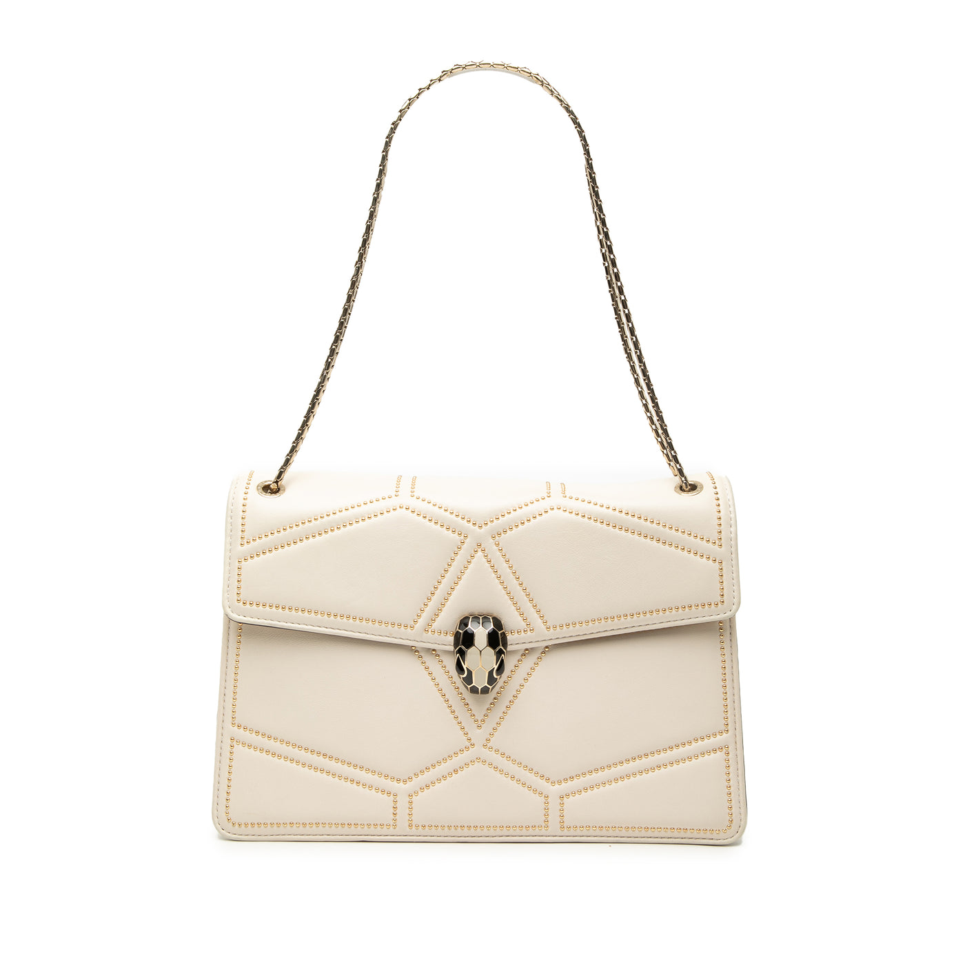 Studded Leather Diamond Blast Serpenti Forever Crossbody - Image 1