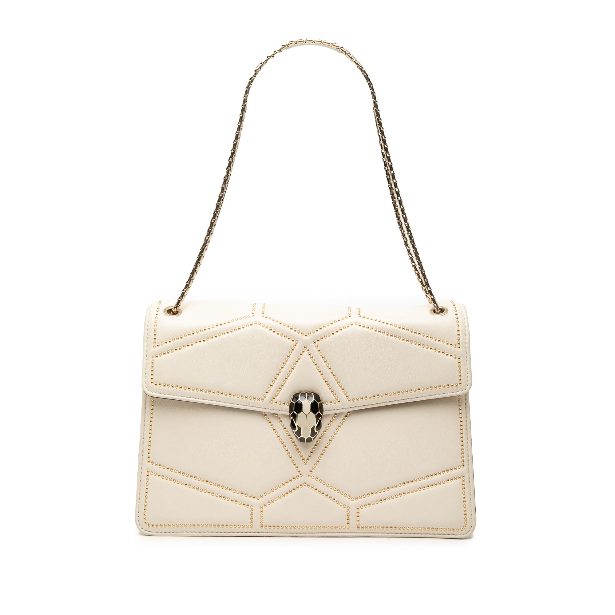 Studded Leather Diamond Blast Serpenti Forever Crossbody - Image 1