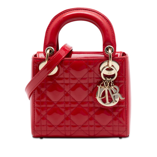 Mini Patent Cannage Lady Dior - Image 1
