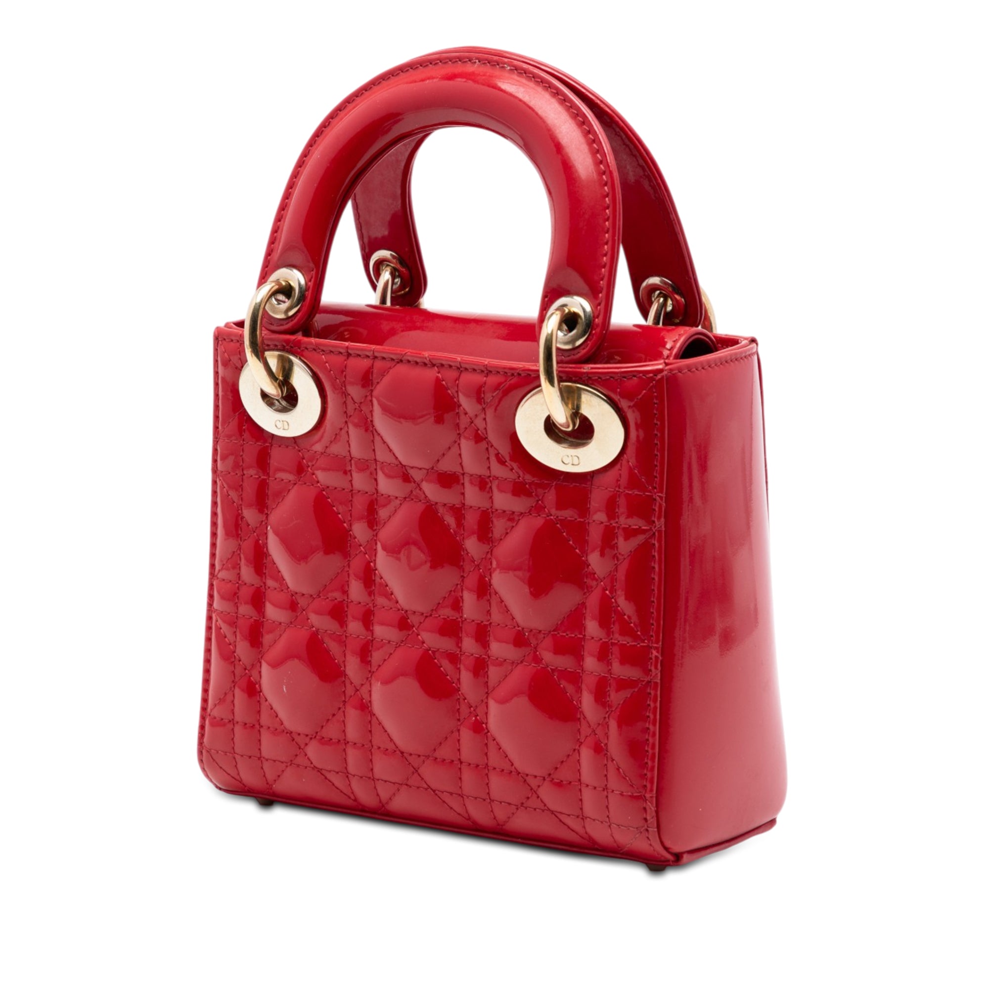 Mini Patent Cannage Lady Dior - Image 2