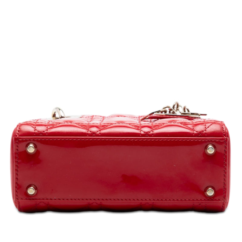 Mini Patent Cannage Lady Dior - Image 3