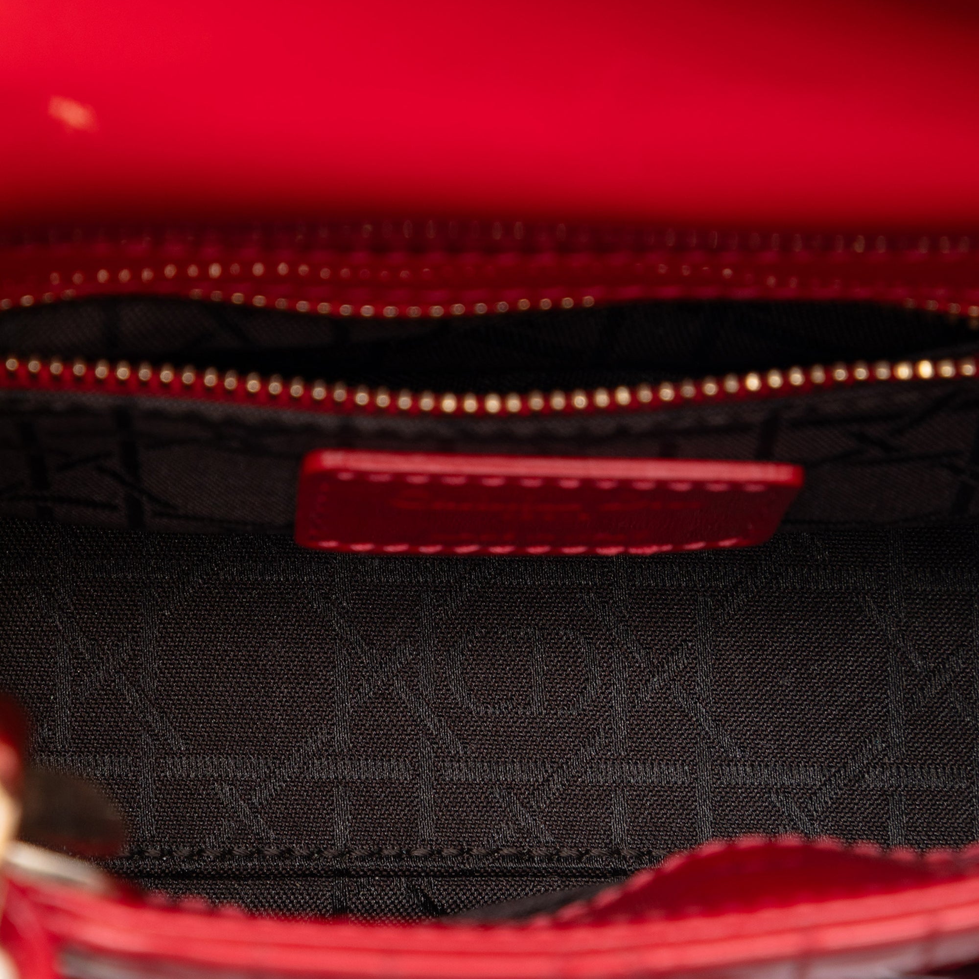 Mini Patent Cannage Lady Dior - Image 4