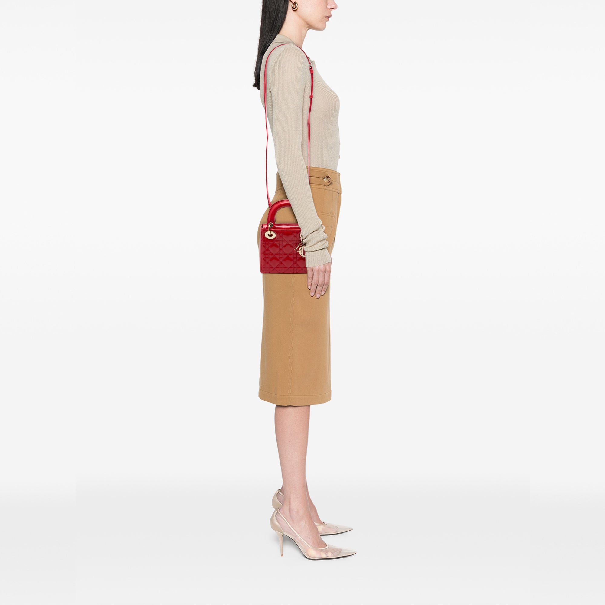Mini Patent Cannage Lady Dior - Image 6