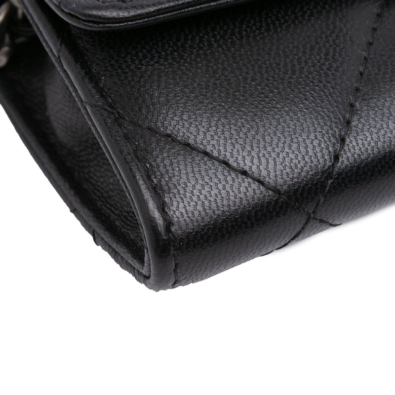 Quilted Lambskin 19 Flap Coin Purse With Chain - Image 9