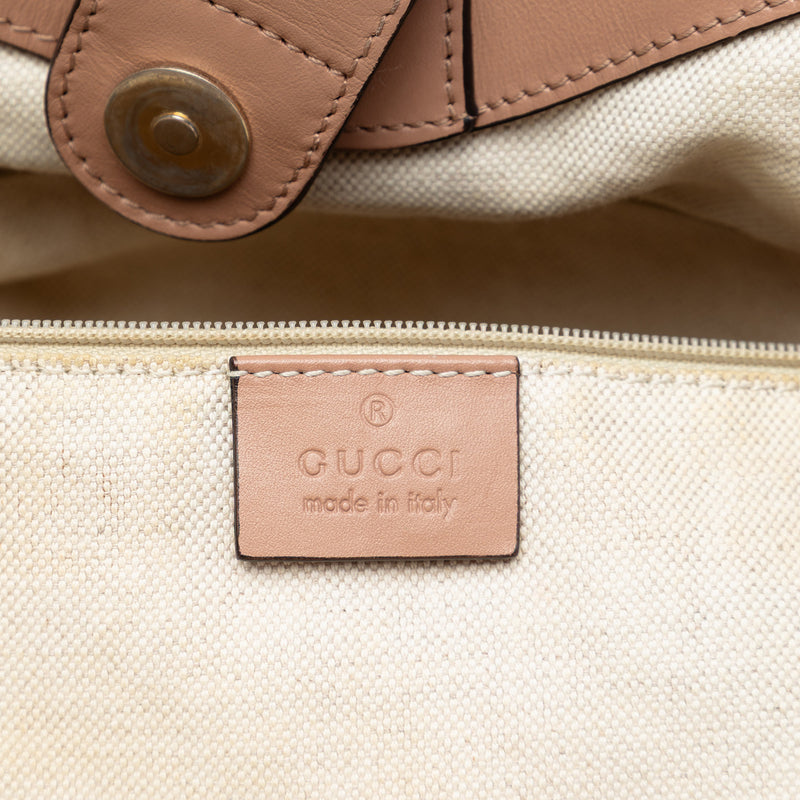Medium Diamante Canvas Sukey Tote - Image 5