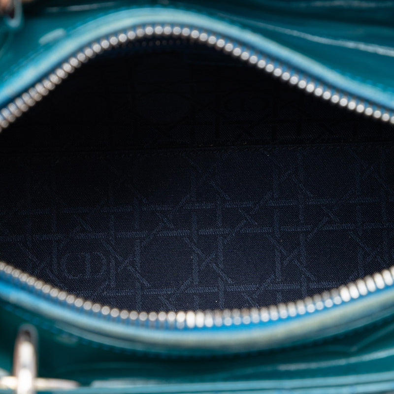 Medium Patent Cannage Lady Dior - Image 4