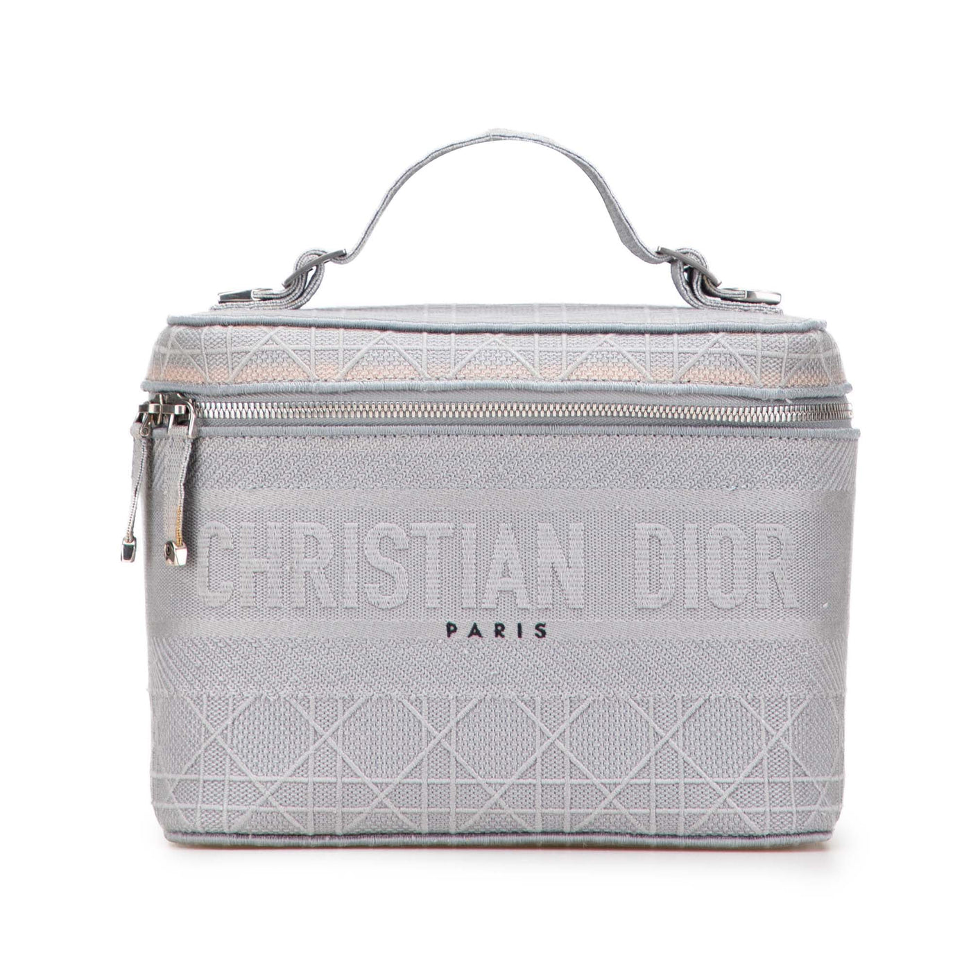 Canvas Cannage Diortravel Vanity Case - Image 1