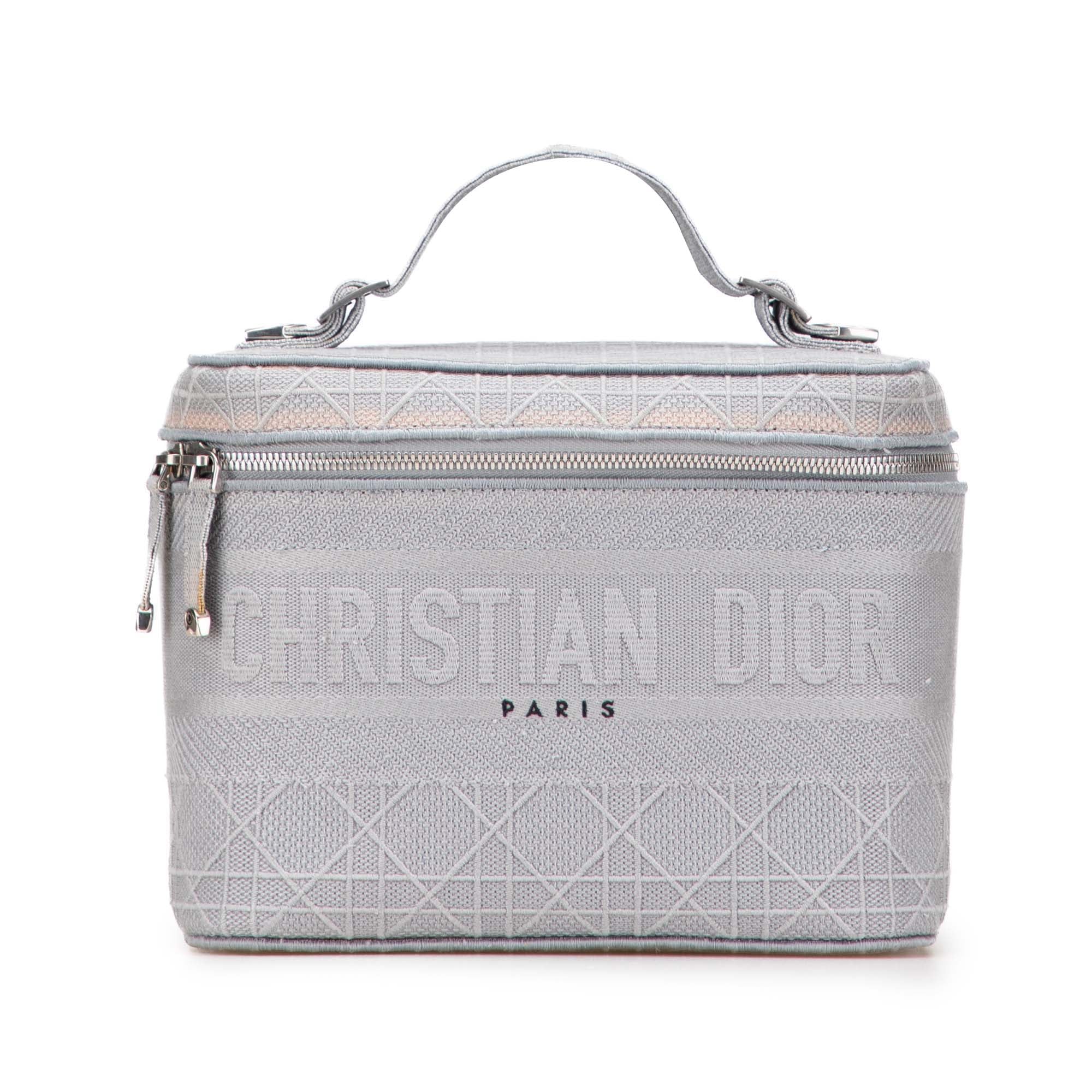 Canvas Cannage Diortravel Vanity Case - Image 1