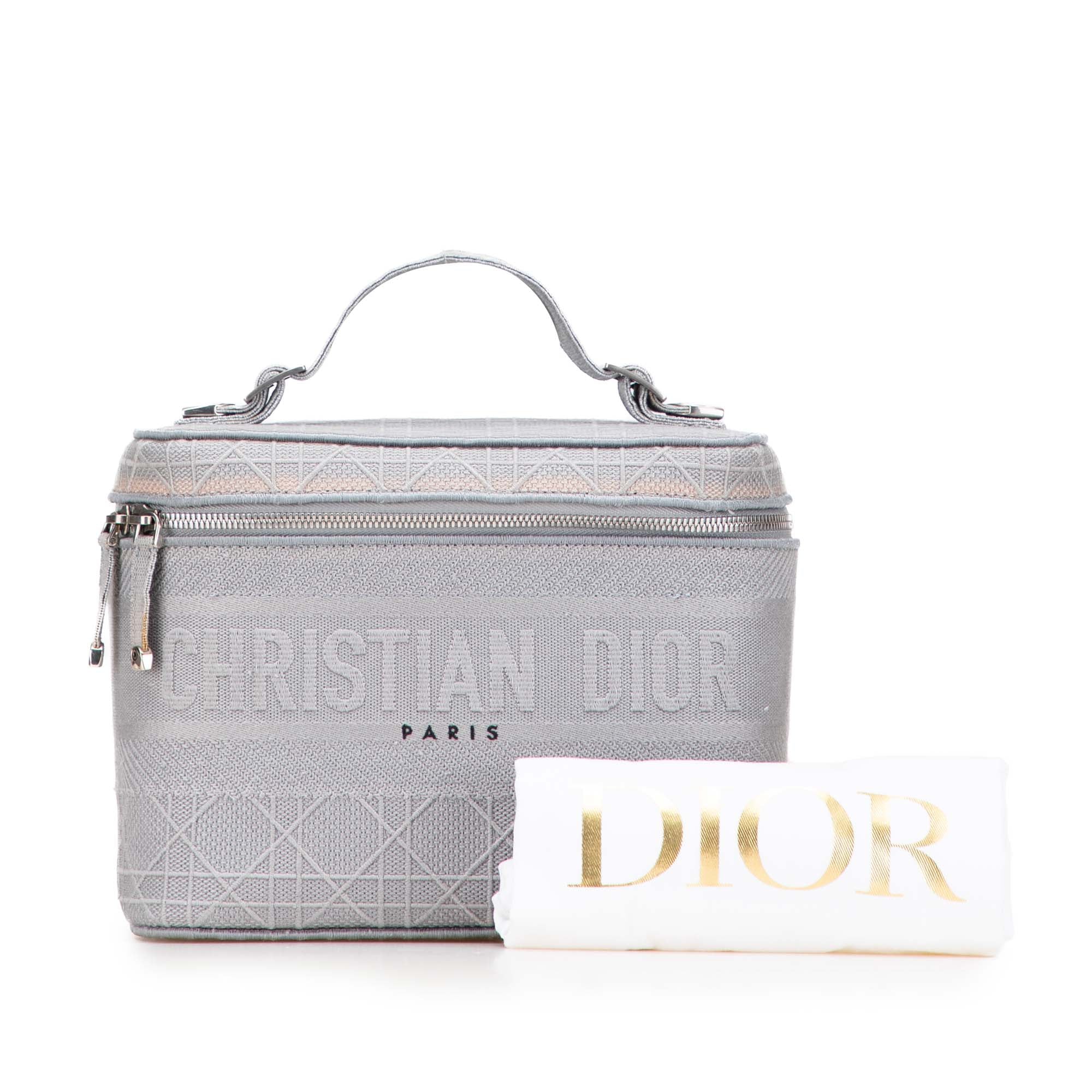 Canvas Cannage Diortravel Vanity Case - Image 12