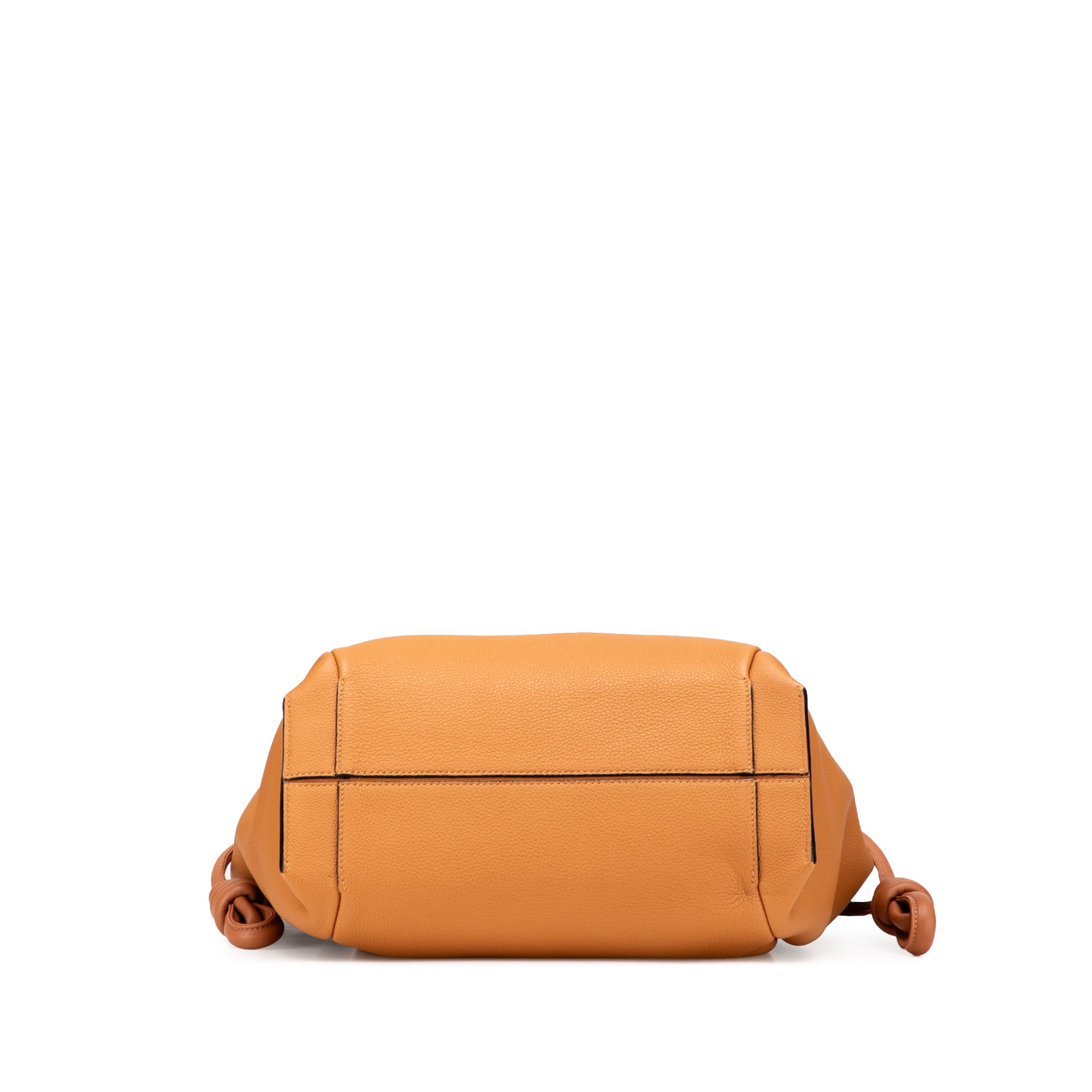 Medium Leather Flamenco Knot Tote - Image 3