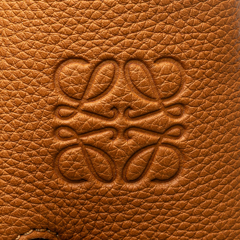 Medium Leather Flamenco Knot Tote - Image 5