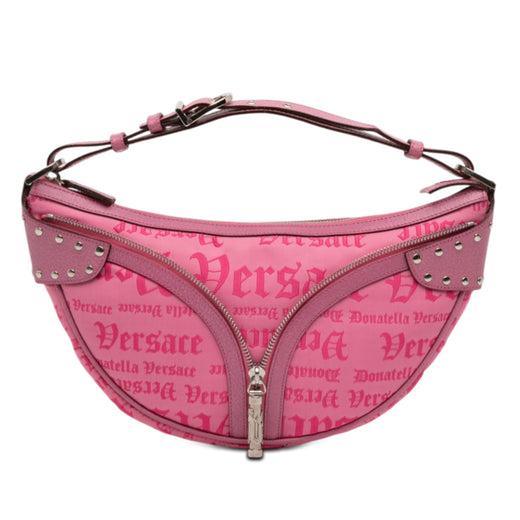 Canvas Gothic Logo Repeat Handbag - Image 1