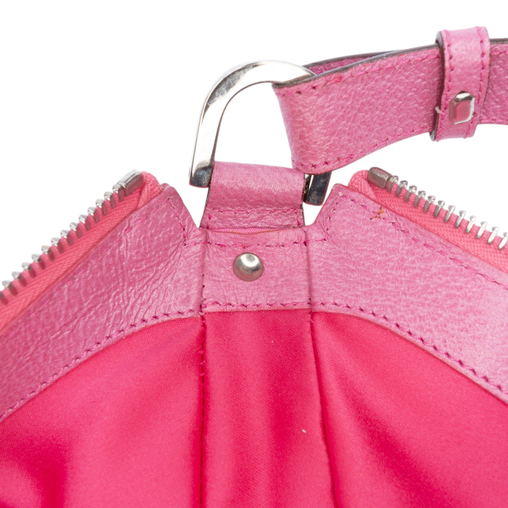 Canvas Gothic Logo Repeat Handbag - Image 6