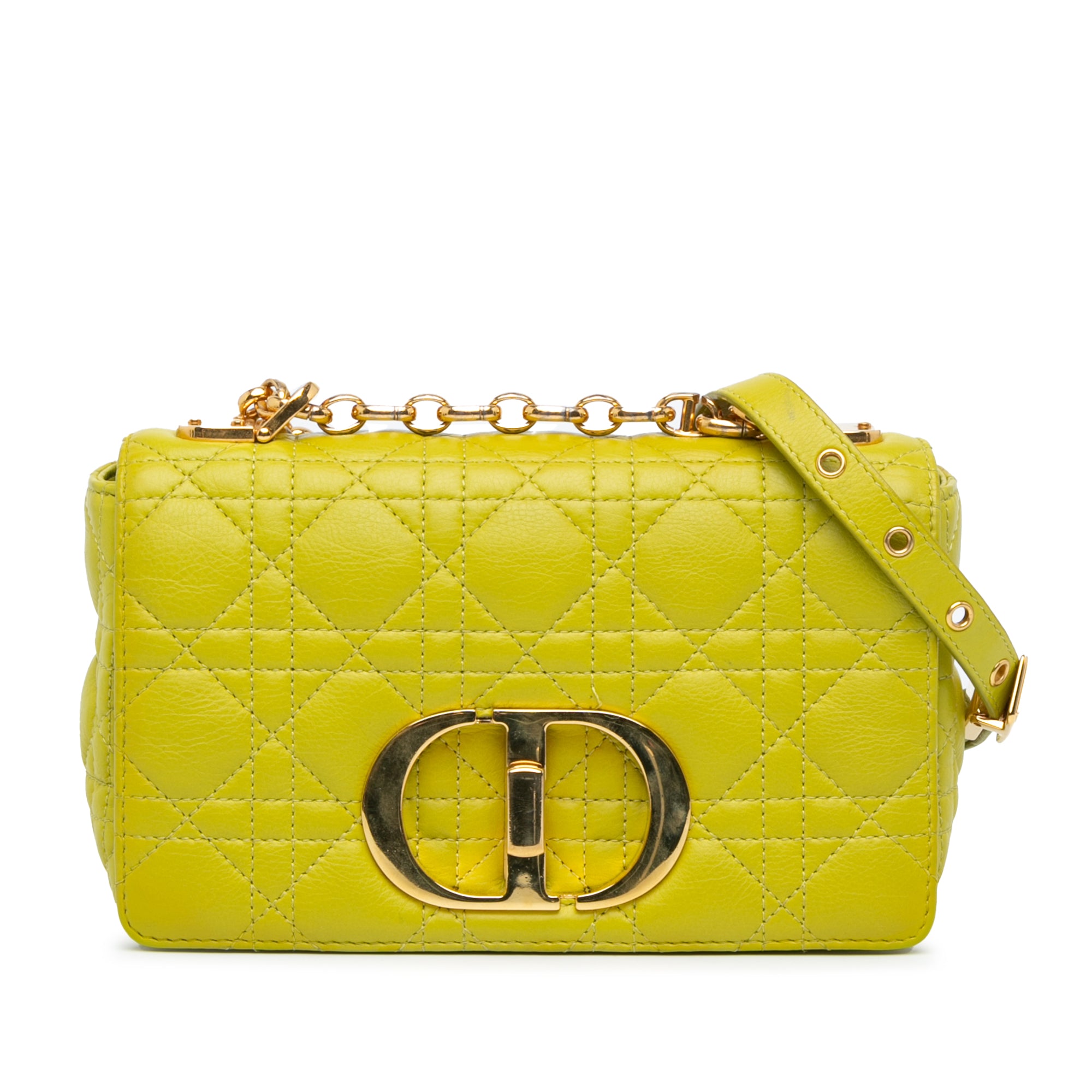 Small Calfskin Cannage Caro Bag - Image 1