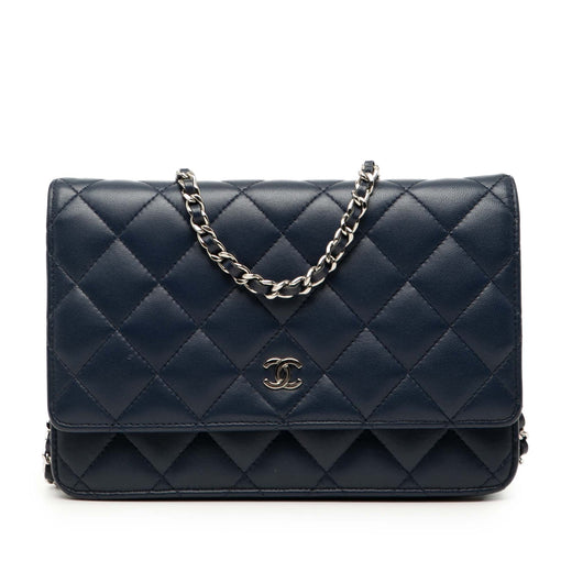 CC Quilted Lambskin Wallet On Chain - Image 1