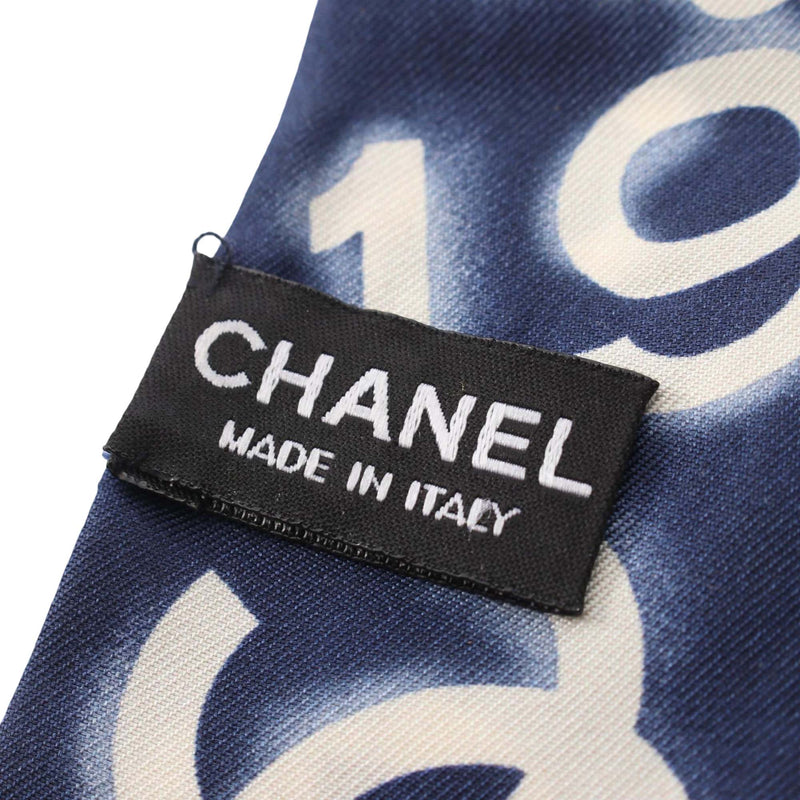 Coco Charms Print Silk Slim Bandeau Scarf - Image 4