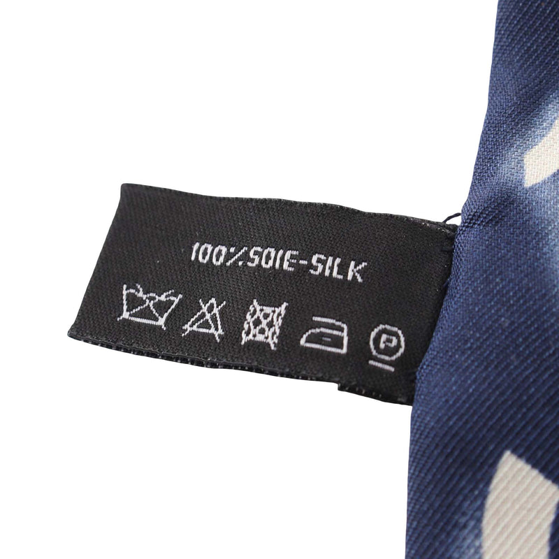 Coco Charms Print Silk Slim Bandeau Scarf - Image 5