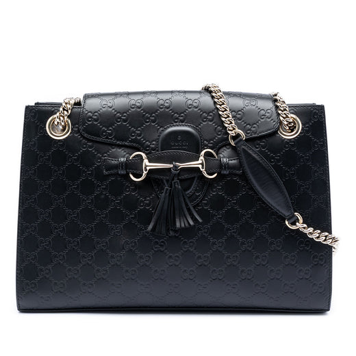 Large Guccissima Emily Shoulder Bag - Image 1