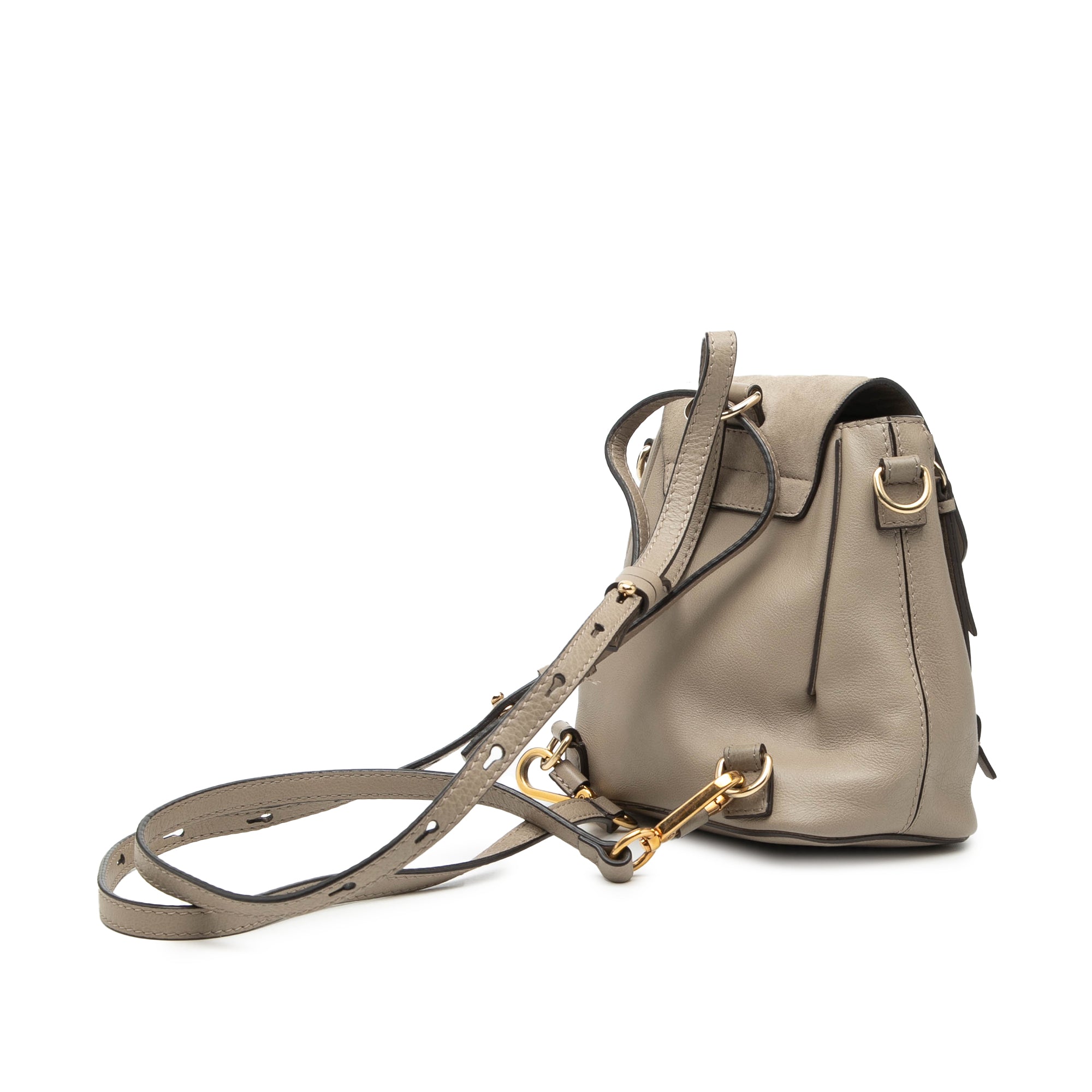 Mini Calfskin and Suede Faye Backpack - Image 2