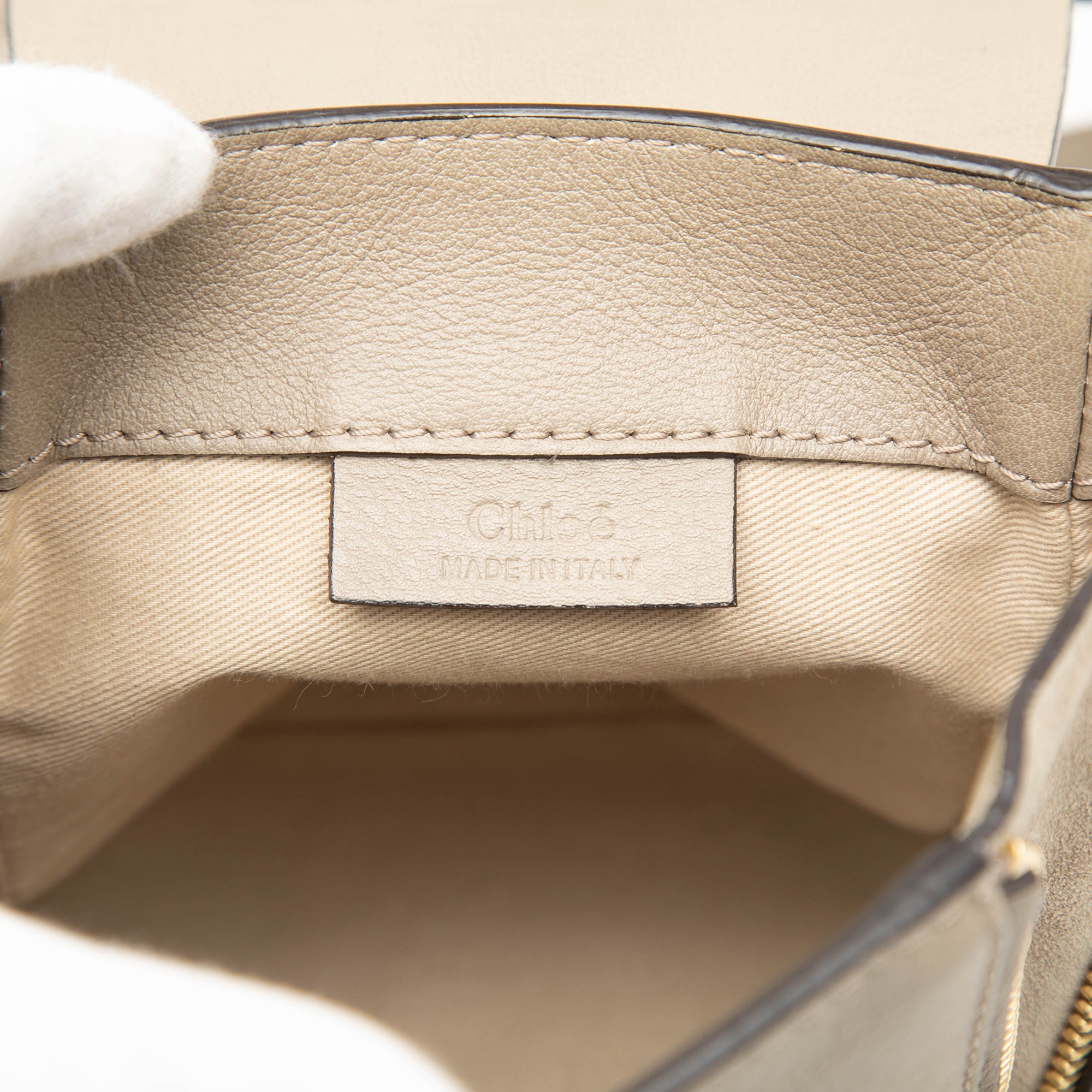 Mini Calfskin and Suede Faye Backpack - Image 5