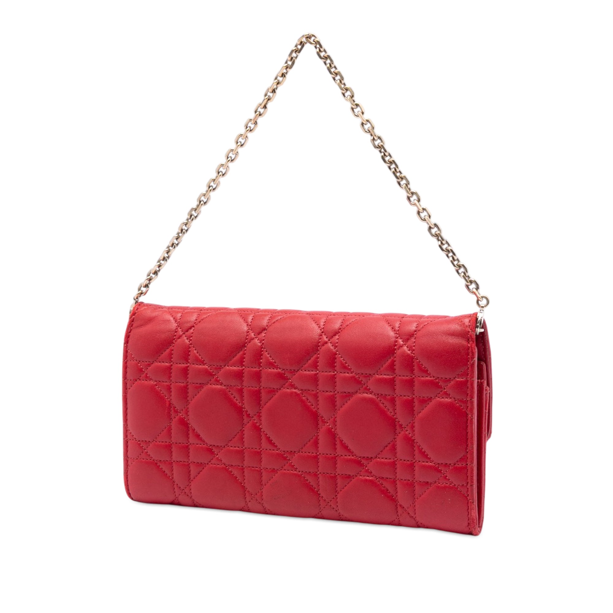 Lambskin Cannage Miss Dior Promenade Wallet on Chain - Image 2