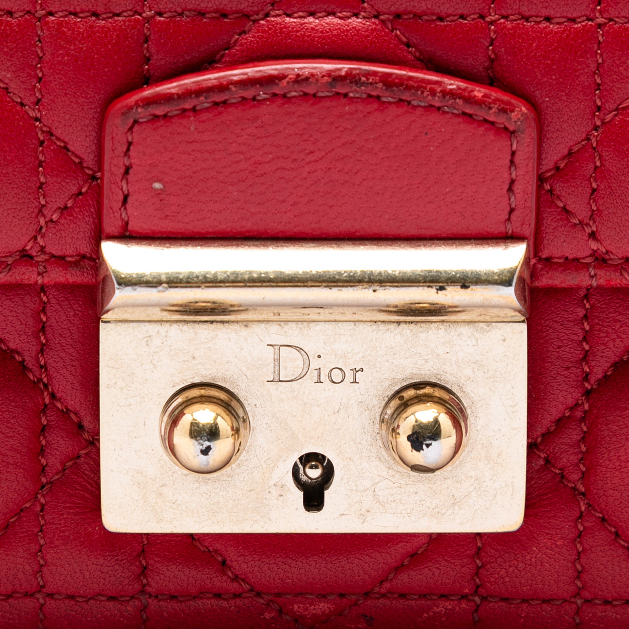 Lambskin Cannage Miss Dior Promenade Wallet on Chain - Image 5
