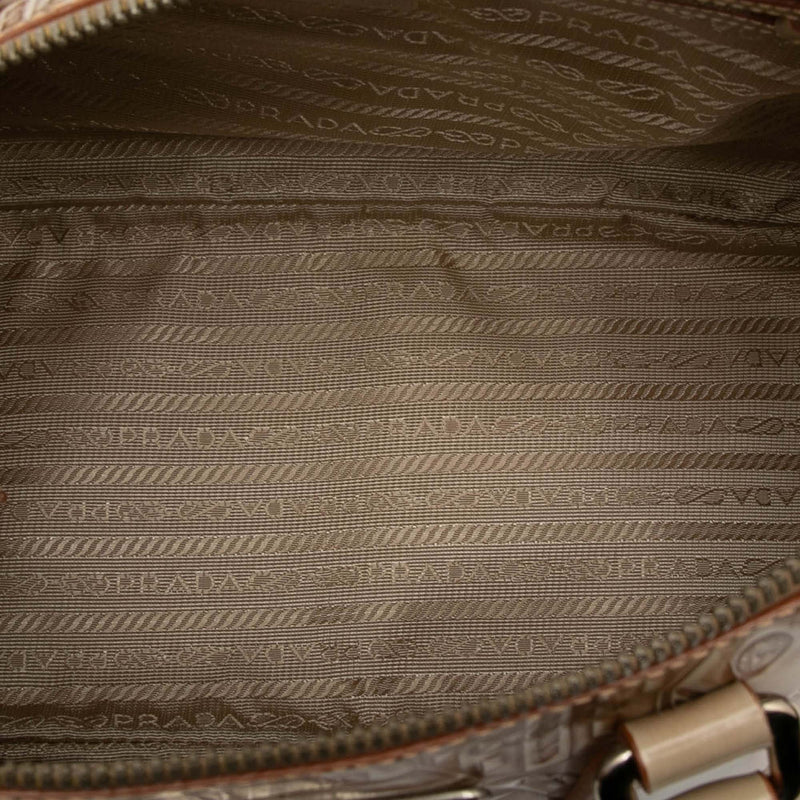 Embossed Leather Handbag - Image 4