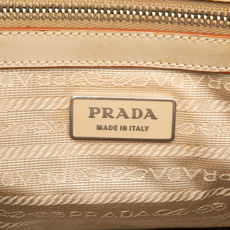 Embossed Leather Handbag - Image 5