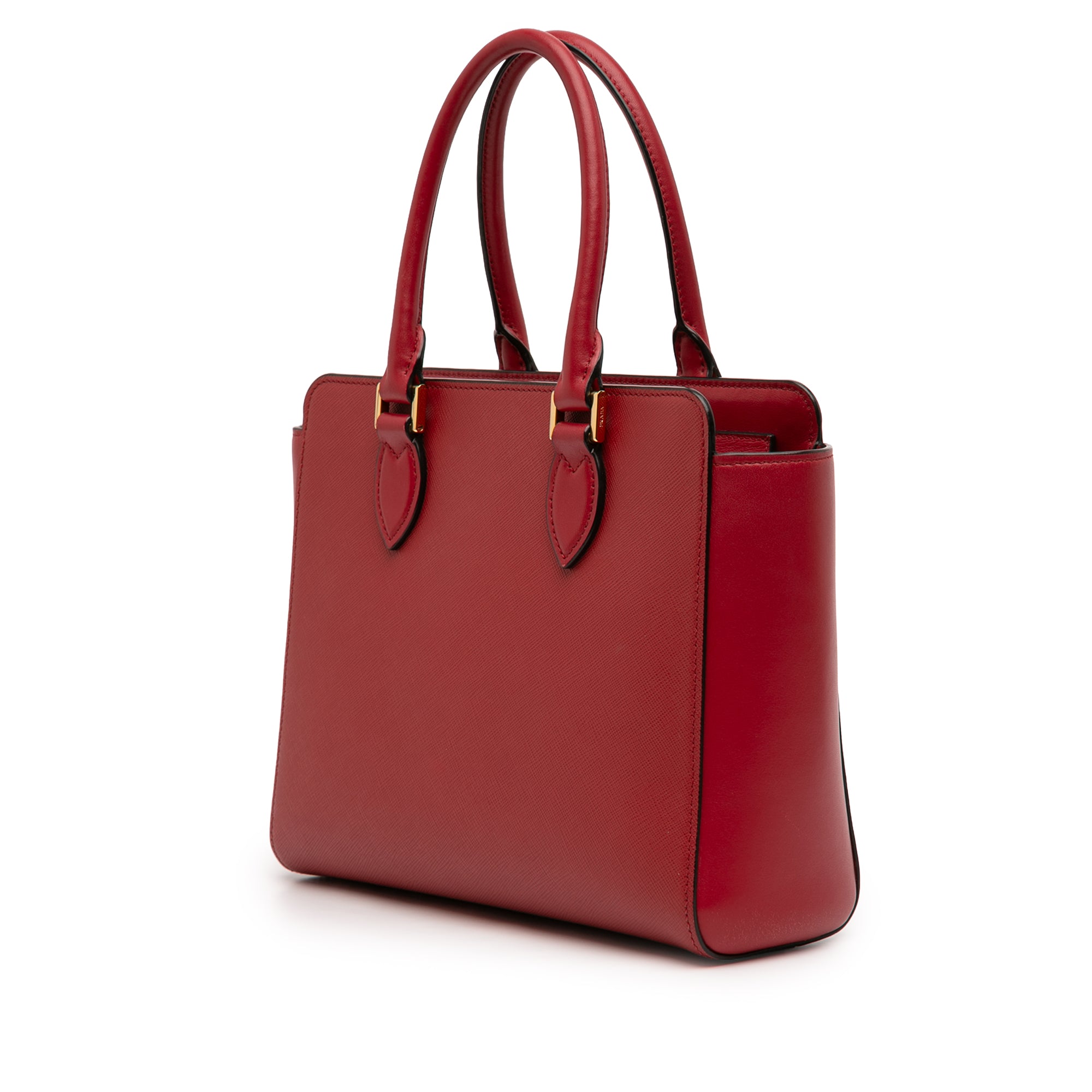 Soft Calf Trimmed Saffiano Lux Zip Convertible Tote - Image 2